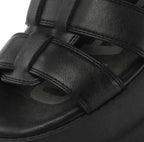 Sandalo donna Buffalo Pluto Fisher black DS26BF04 BN1602334