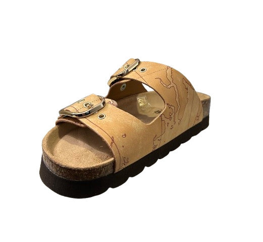 Sandalo donna slipper Alviero Martini 1A Classe 2 fasce natural DS26PC05 Z 1422 9750