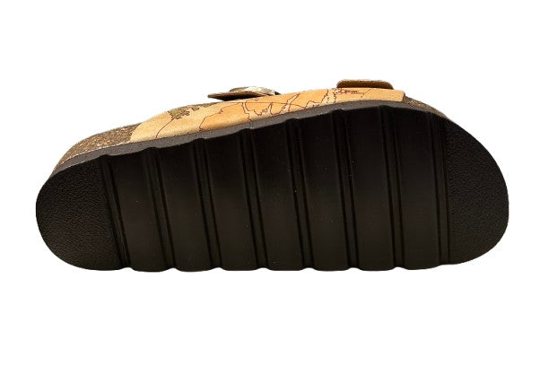Sandalo donna slipper Alviero Martini 1A Classe 2 fasce natural DS26PC05 Z 1422 9750