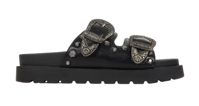 Sandalo donna slippers Buffalo Raya Ari West black DS26BF08 BN1602338