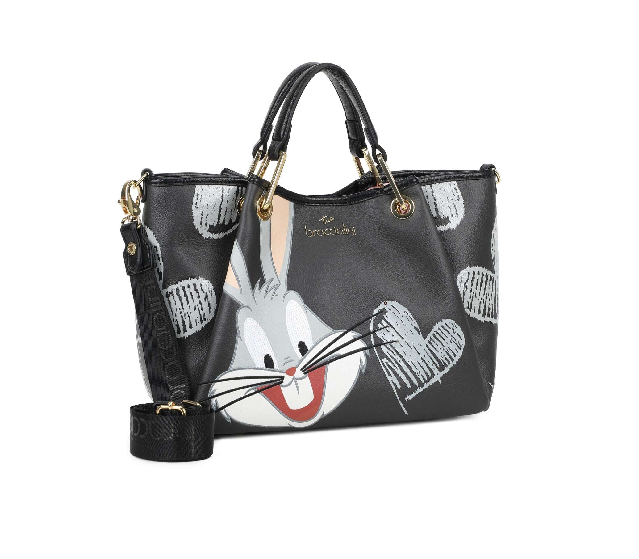 Borsa a mano/tracolla Braccialini Amy Looney tunes multicolore BS26BR14 LT268