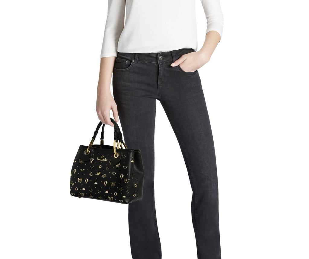 Borsa a mano/ tracolla Braccialini Beth strass nero BS26BR18 B18881