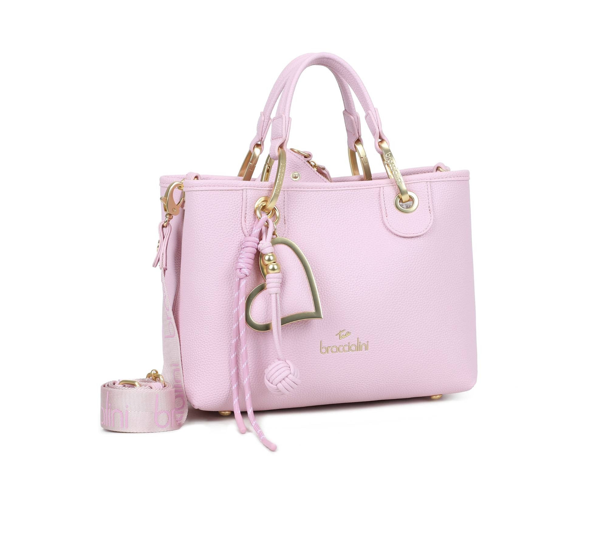 Borsa a mano/tracolla donna Braccialini Beth rosa BS26BR19 B18841