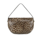 Borsa donna hobo Braccialini in pelle Ariel leopard BS26BR17 B19032