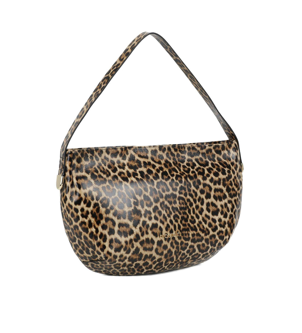 Borsa donna hobo Braccialini in pelle Ariel leopard BS26BR17 B19032