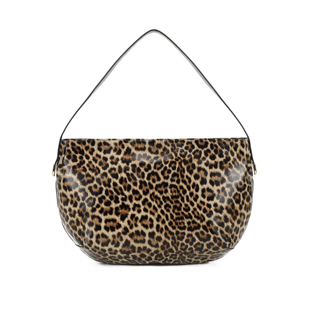 Borsa donna hobo Braccialini in pelle Ariel leopard BS26BR17 B19032