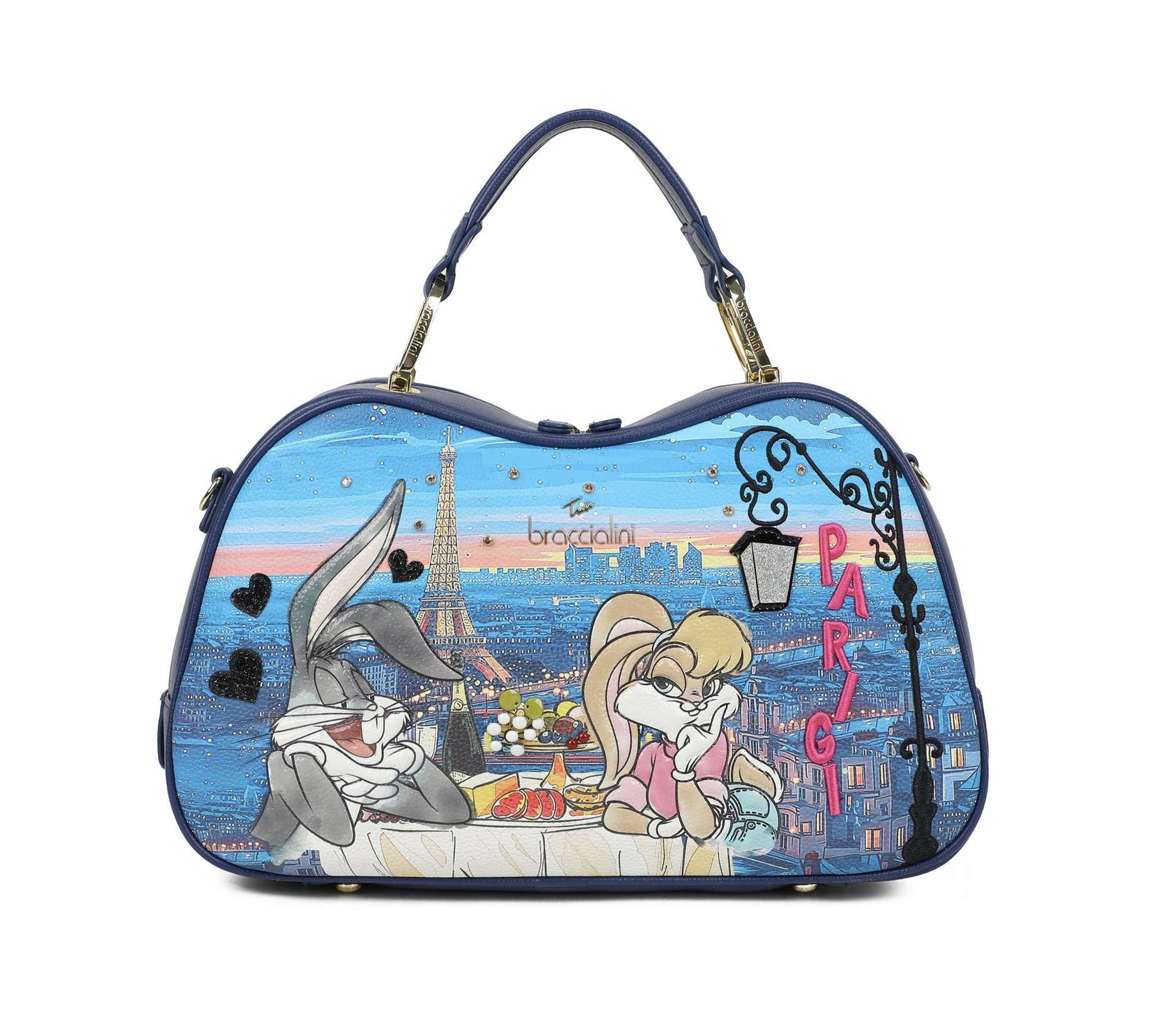 Borsa a mano/tracolla Braccialini Cartoline Looney tunes BS26BR25 LT254