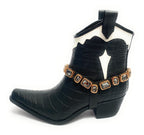 Braccialetti per stivali texani L.A. Water con strass trasparenti D21LA07