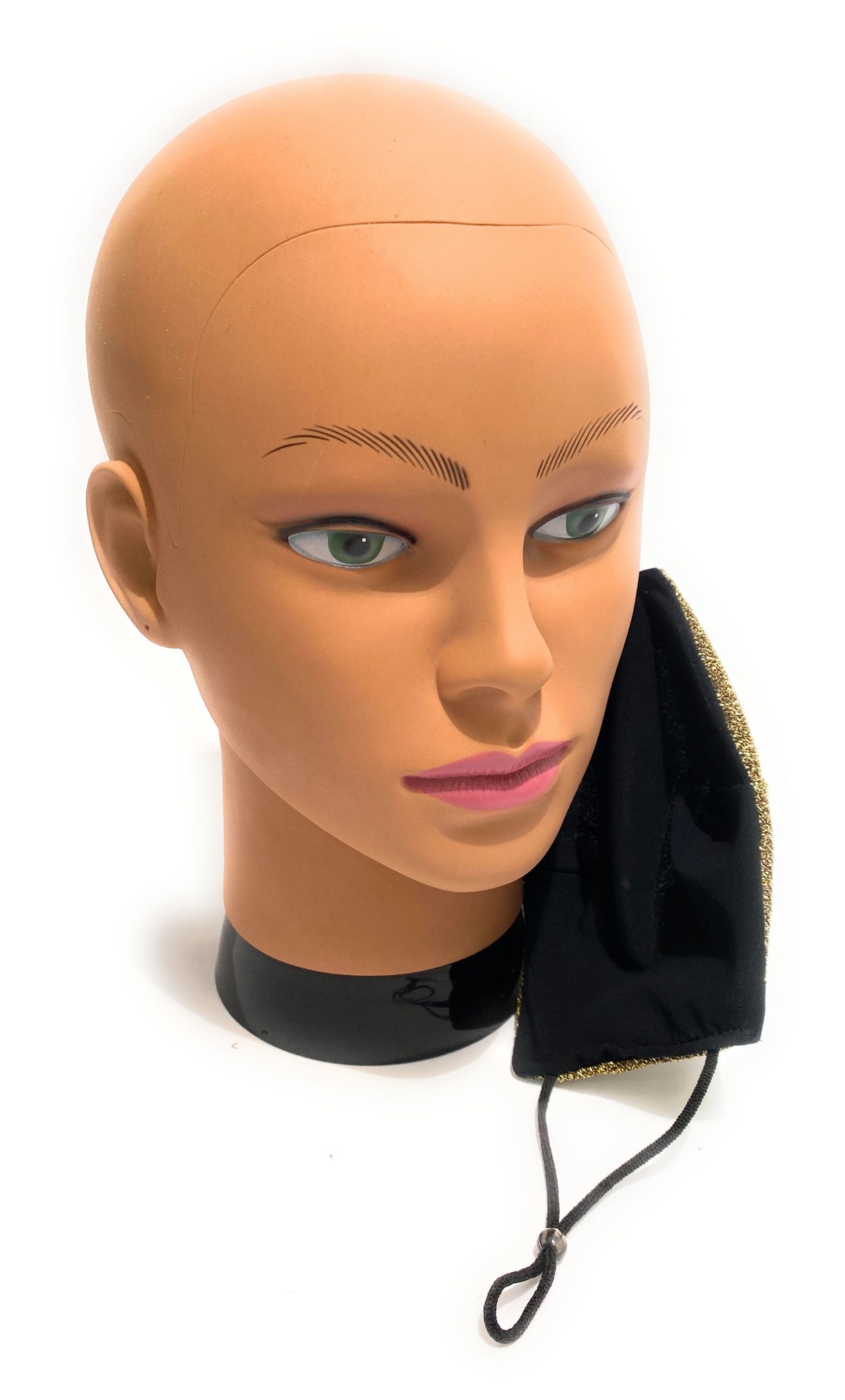 Mascherina facciale lavabile  Elite Lurex Gold  protettiva individuale antigoccia ELI55