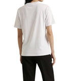 T-shirt donna Guess Maxi G studs tee con strass logo white ES26GU33 W6GI39K3478 G011
