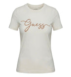 T-shirt donna Guess Circe dove white ES26GU51 V6GI01K2962 G1O6