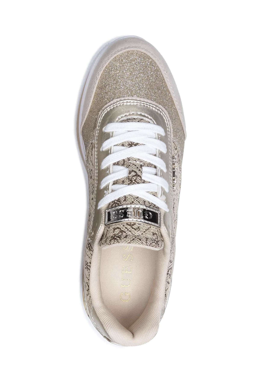 Scarpe donna sneaker Guess Hansin2 active lady beige/ brown DS26GU43 FL5HNSFAL12