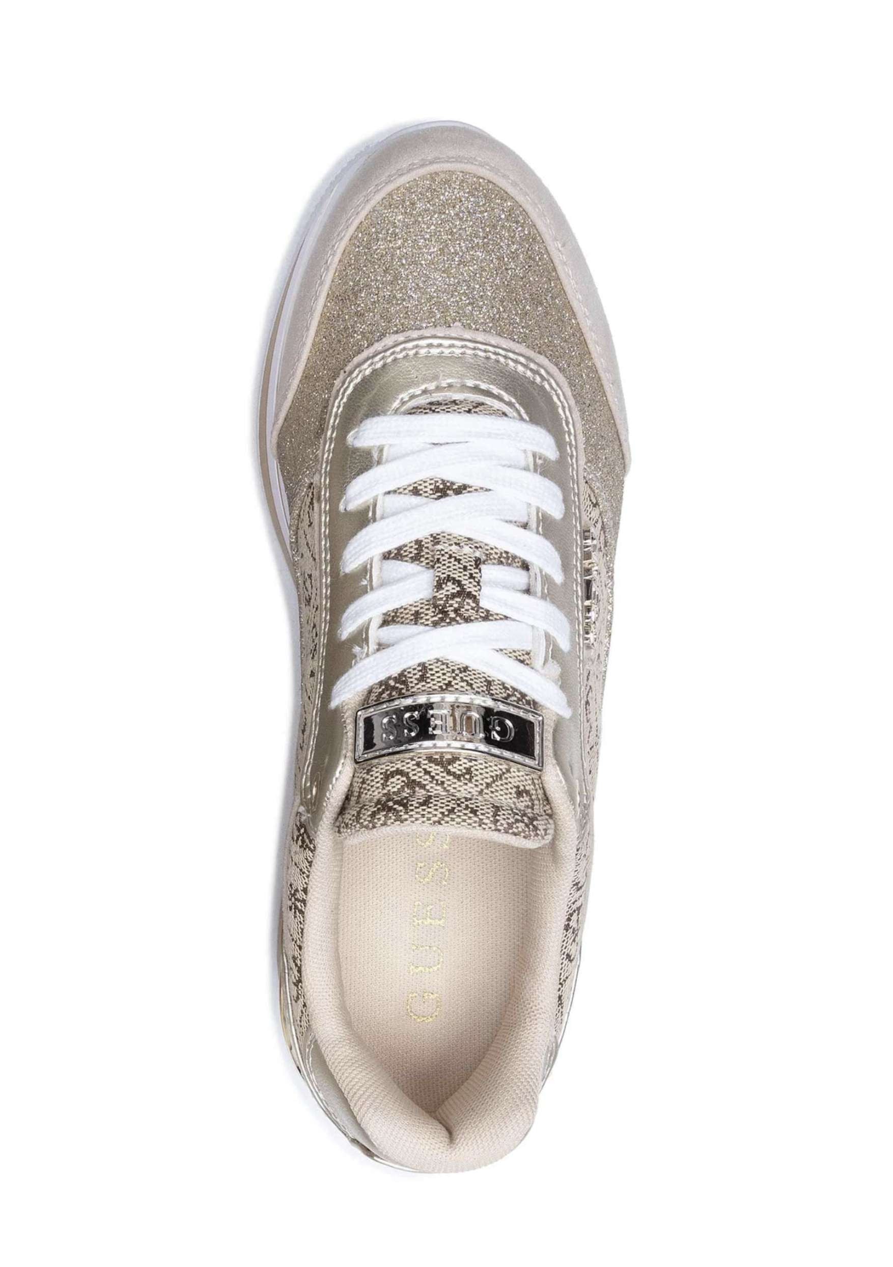Scarpe donna sneaker Guess Hansin2 active lady beige/ brown DS26GU43 FL5HNSFAL12