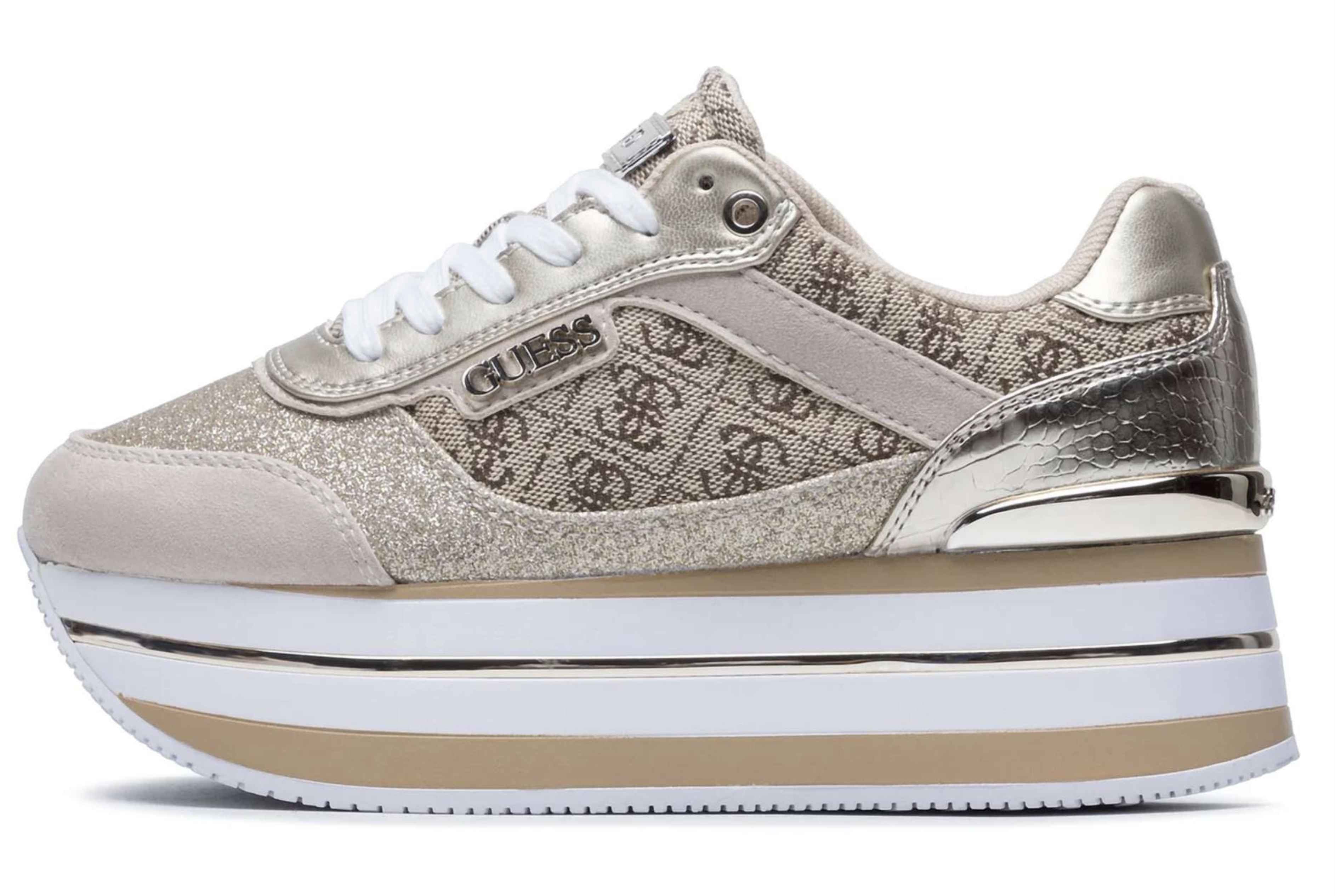 Scarpe donna sneaker Guess Hansin2 active lady beige/ brown DS26GU43 FL5HNSFAL12