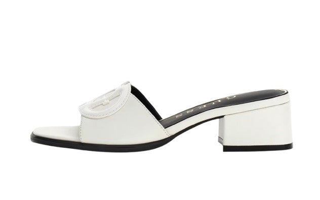 Sandalo donna Guess Cerinna in pelle white DS26GU50 FLJCNNLEP03