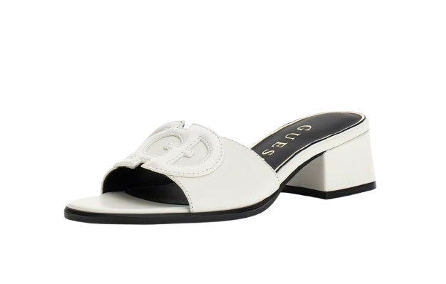 Sandalo donna Guess Cerinna in pelle white DS26GU50 FLJCNNLEP03