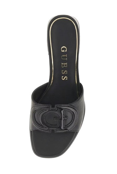 Sandalo donna Guess Cerinna in pelle black DS26GU49 FLJCNNLEP03