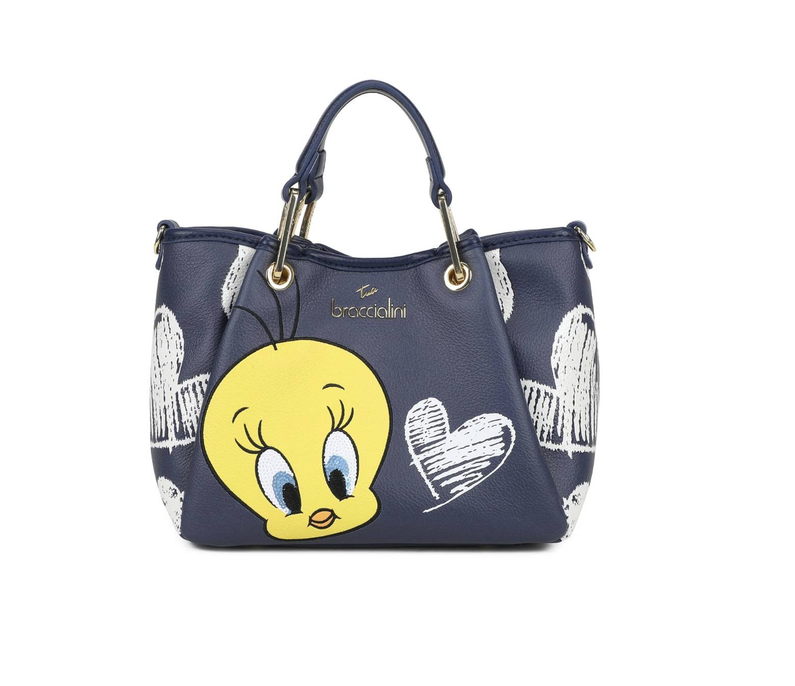Borsa a mano/tracolla Braccialini Amy Looney tunes blu BS26BR27 LT265