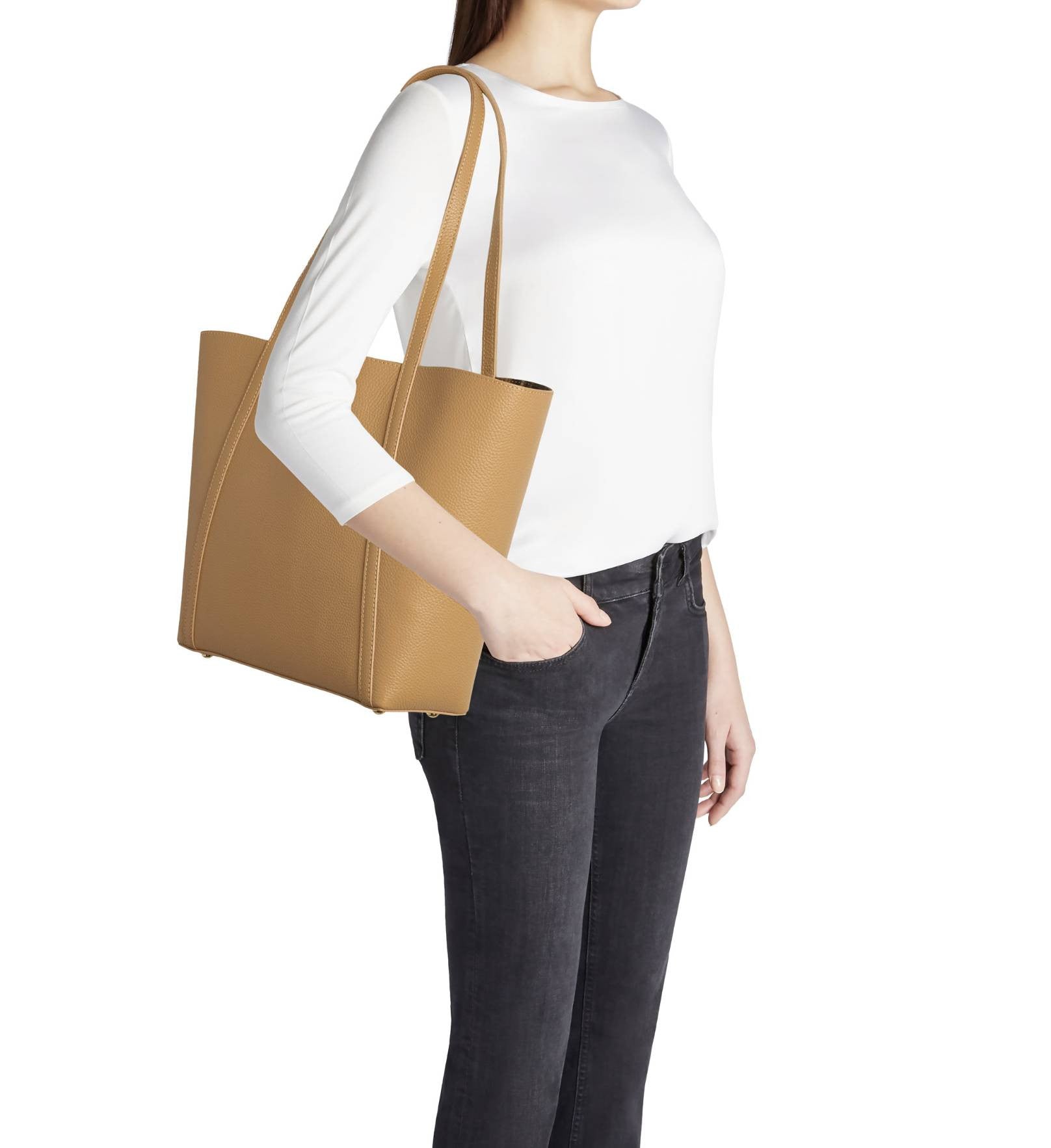 Borsa a mano/spalla Braccialini Double biscotto BS26BR28 B19035