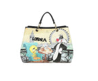 Borsa a mano/tracolla Braccialini Cartoline Looney tunes BS26BR29 LT252