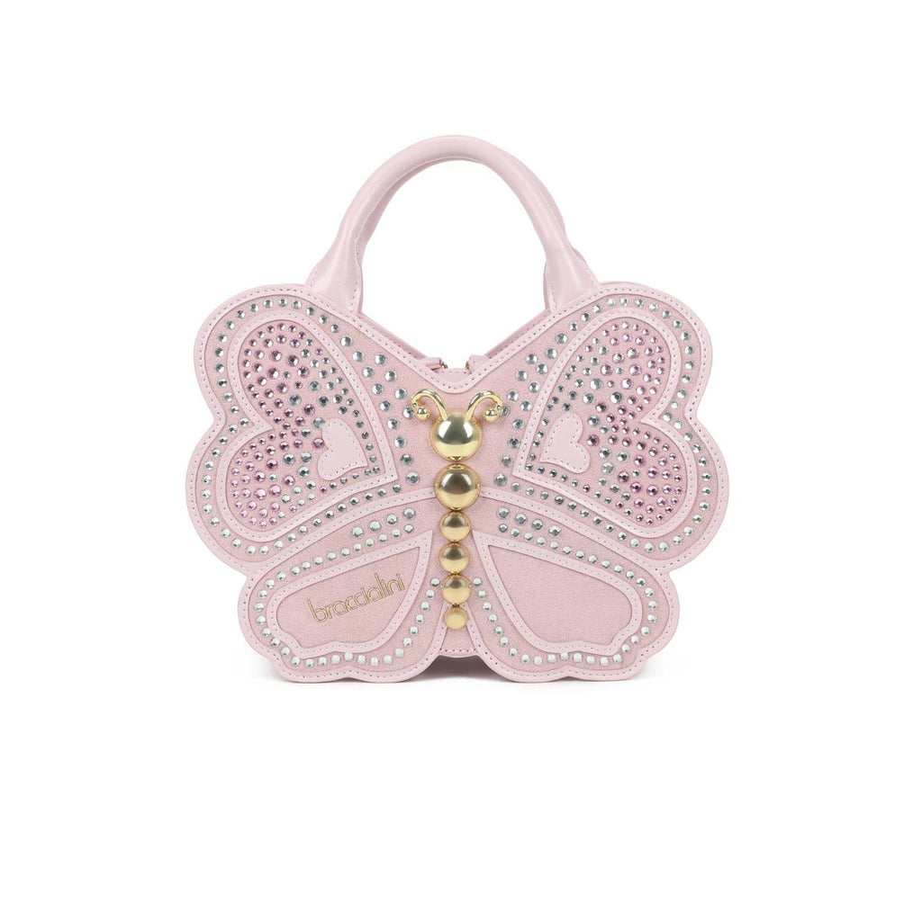 Borsa donna Braccialini a mano/tracolla Temini pelle rosa BS26BR30 B19040