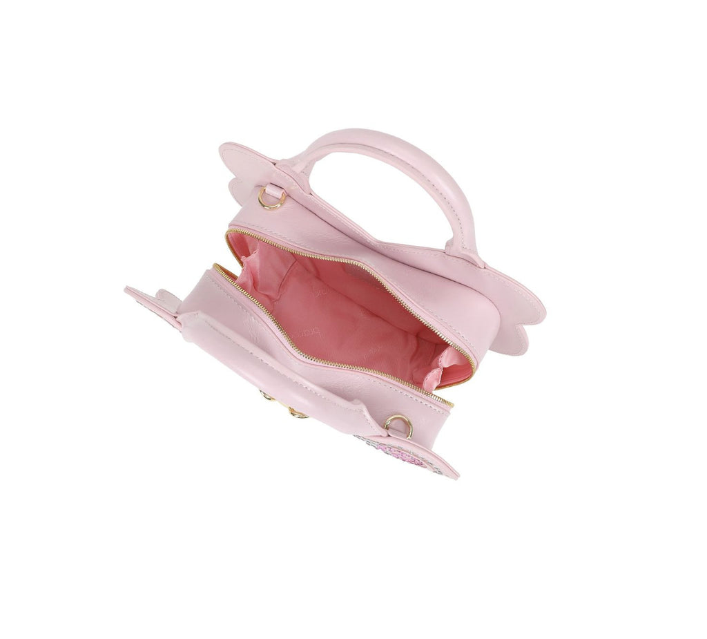 Borsa donna Braccialini a mano/tracolla Temini pelle rosa BS26BR30 B19040