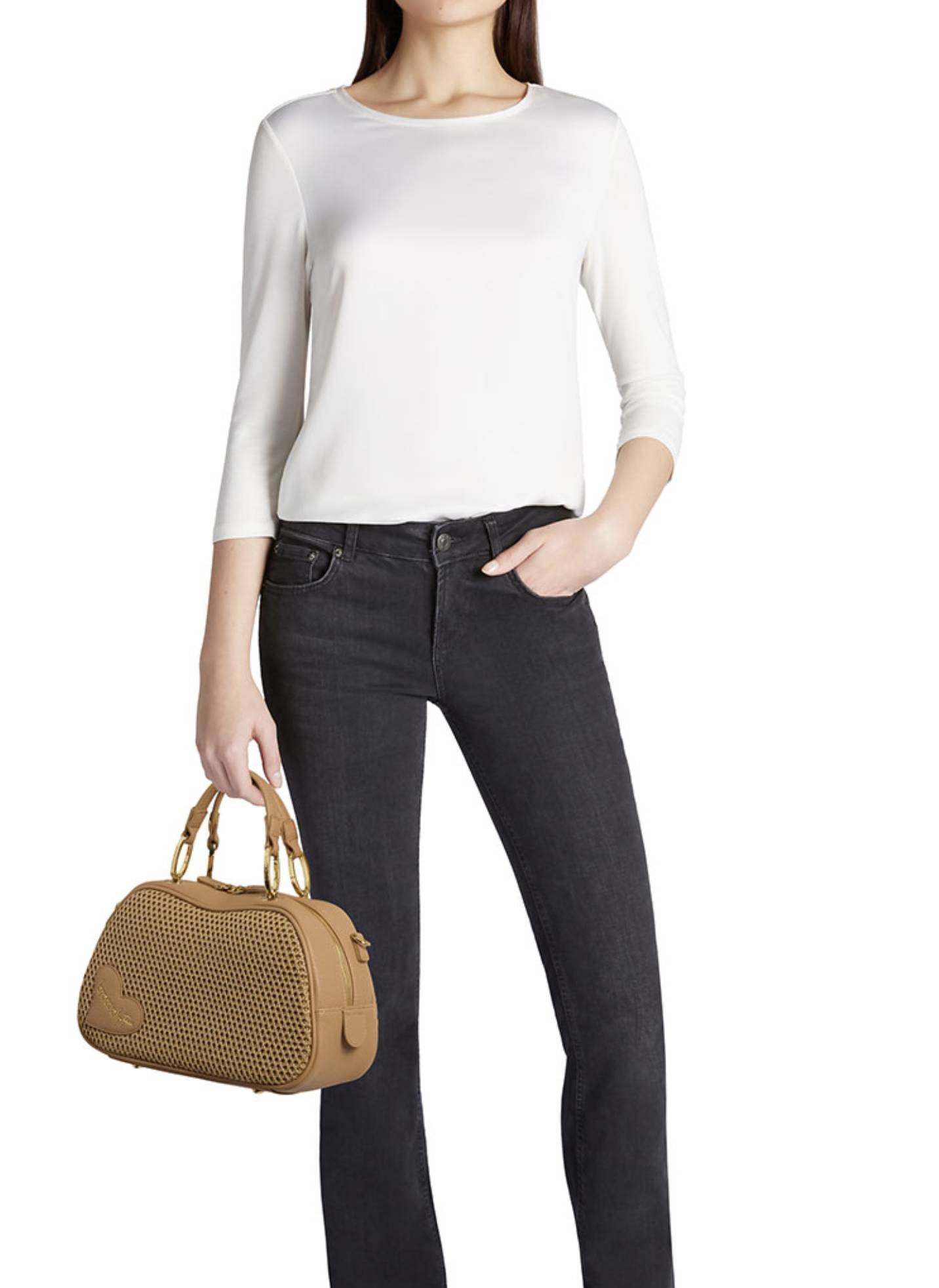 Borsa donna bauletto Braccialini Candy biscotto BS26BR36 B19115