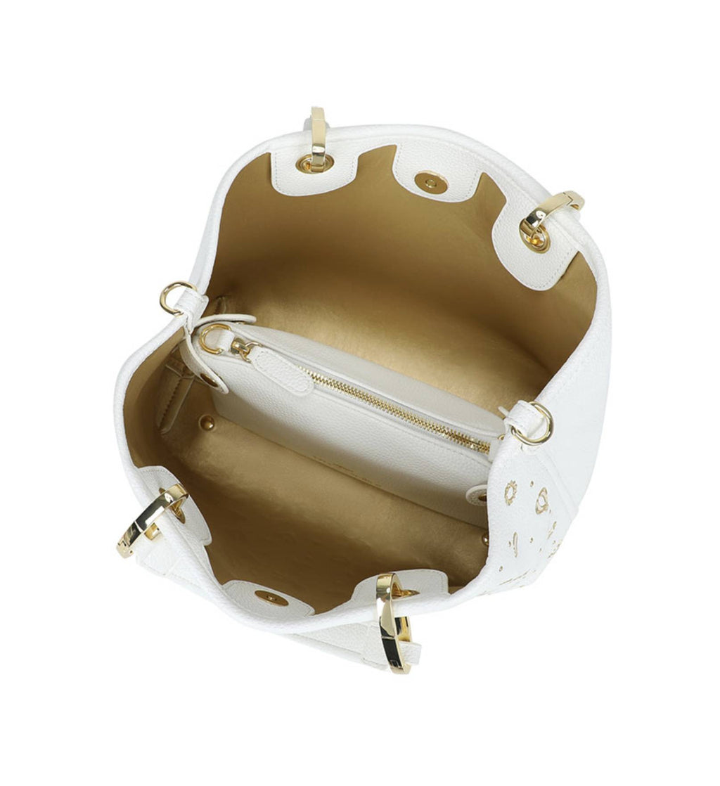 Borsa a mano/ tracolla Braccialini Beth strass bianco BS26BR38 B18881