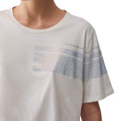 T-shirt donna Liu Jo white milk strass ES26LJ37 TA6267 JS923 M9223