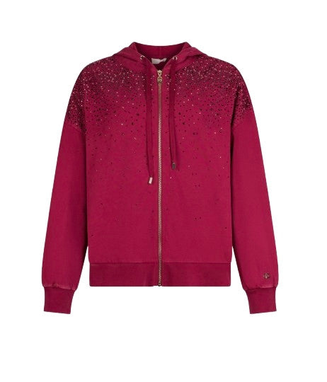Felpa aperta donna Liu Jo con zip scartet/waterfall ES26LJ45 TA6196 JS008