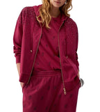 Felpa aperta donna Liu Jo con zip scartet/waterfall ES26LJ45 TA6196 JS008