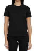 T-shirt donna Versace Jeans Couture nero ES25VE11 78HAHS04