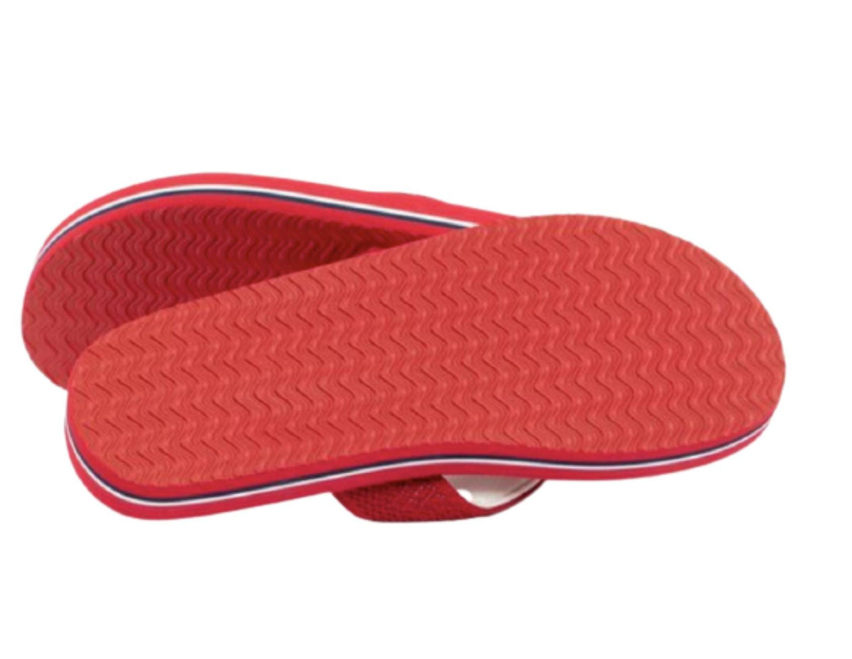Ciabatta uomo US Polo Nettuno infradito in tessuto/ gomma rosso US21UP53