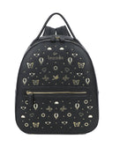 Zaino donna Braccialini Beth Strass in ecopelle nero BS26BR41 B18884