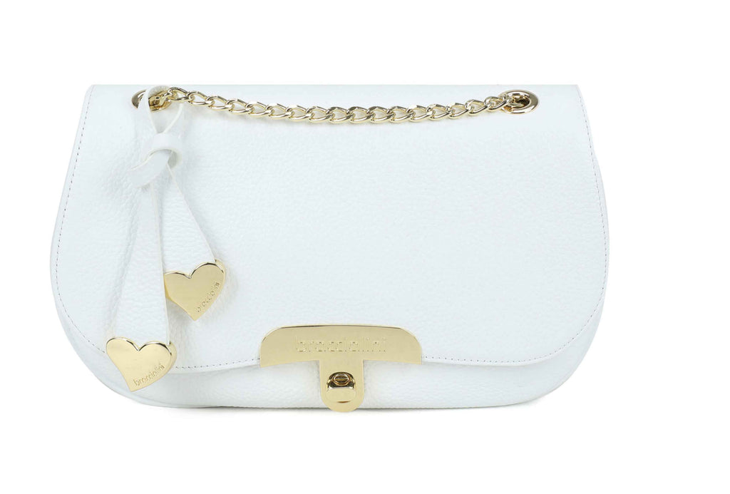 Borsa donna a spalla/tracolla Braccialini Michelle bianco BS26BR39 B19011