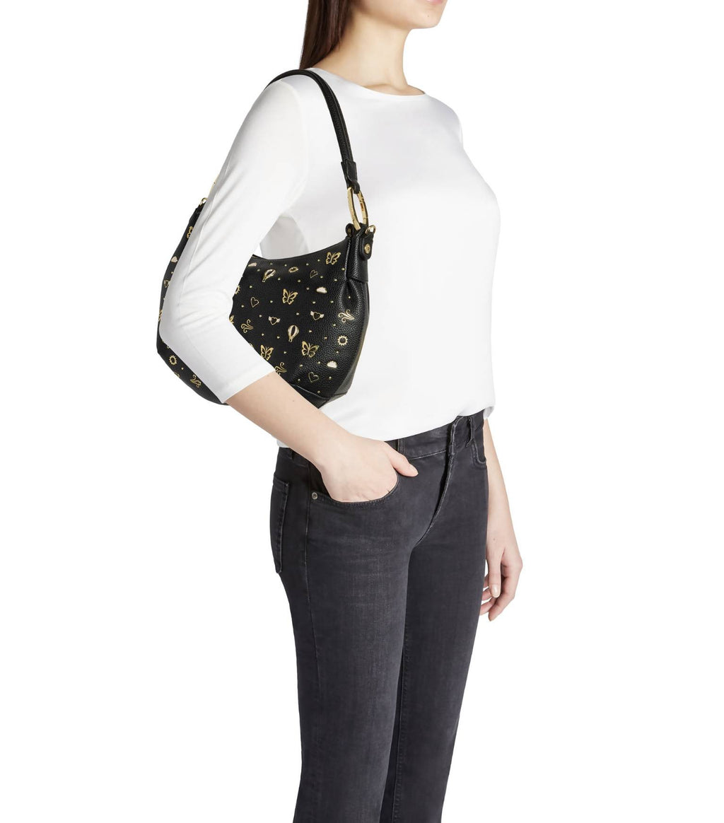 Borsa a spalla/tracolla Braccialini Beth strass nero BS26BR46 B18882