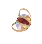 Borsa donna Braccialini a mano/ tracolla Temini pelle multicolore BS26BR44 B19042