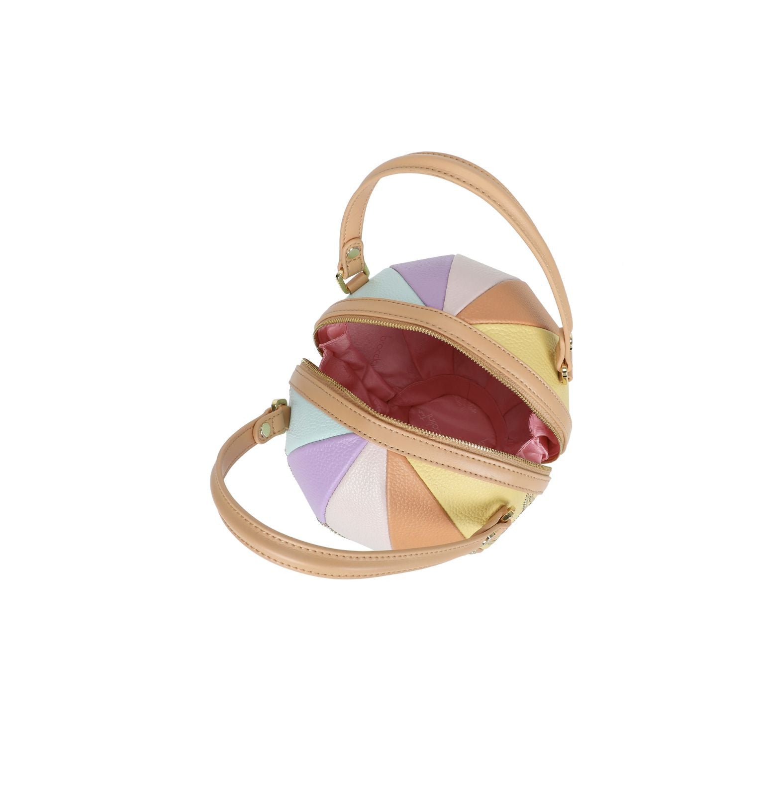 Borsa donna Braccialini a mano/ tracolla Temini pelle multicolore BS26BR44 B19042