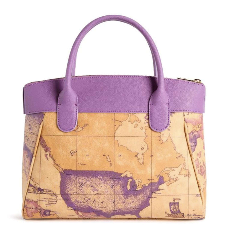 Borsa a mano con tracolla Alviero Martini 1A Classe Geo purple bouganville BS26PC19 LE75 9921