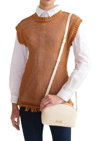 Borsa a tracolla donna Alviero Martini 1A Classe small reporter bag avorio BS26PC20 LF04 R407
