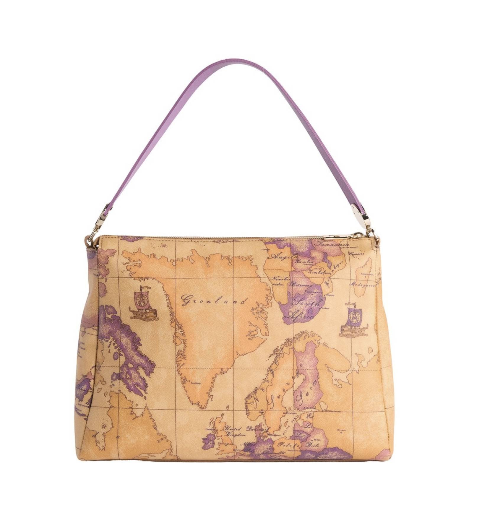 Borsa a spalla con tracolla Alviero Martini 1A Classe Geo purple bouganville BS26PC36 L LF06 N921