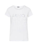 T-shirt donna Liu Jo bianco/degrade ES26LJ56 VA6171 JS003 T9550