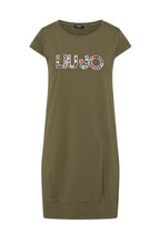 Abito donna corto Liu Jo in jersey sea turtle/flower ES26LJ57 VA6212 JS003 P9761