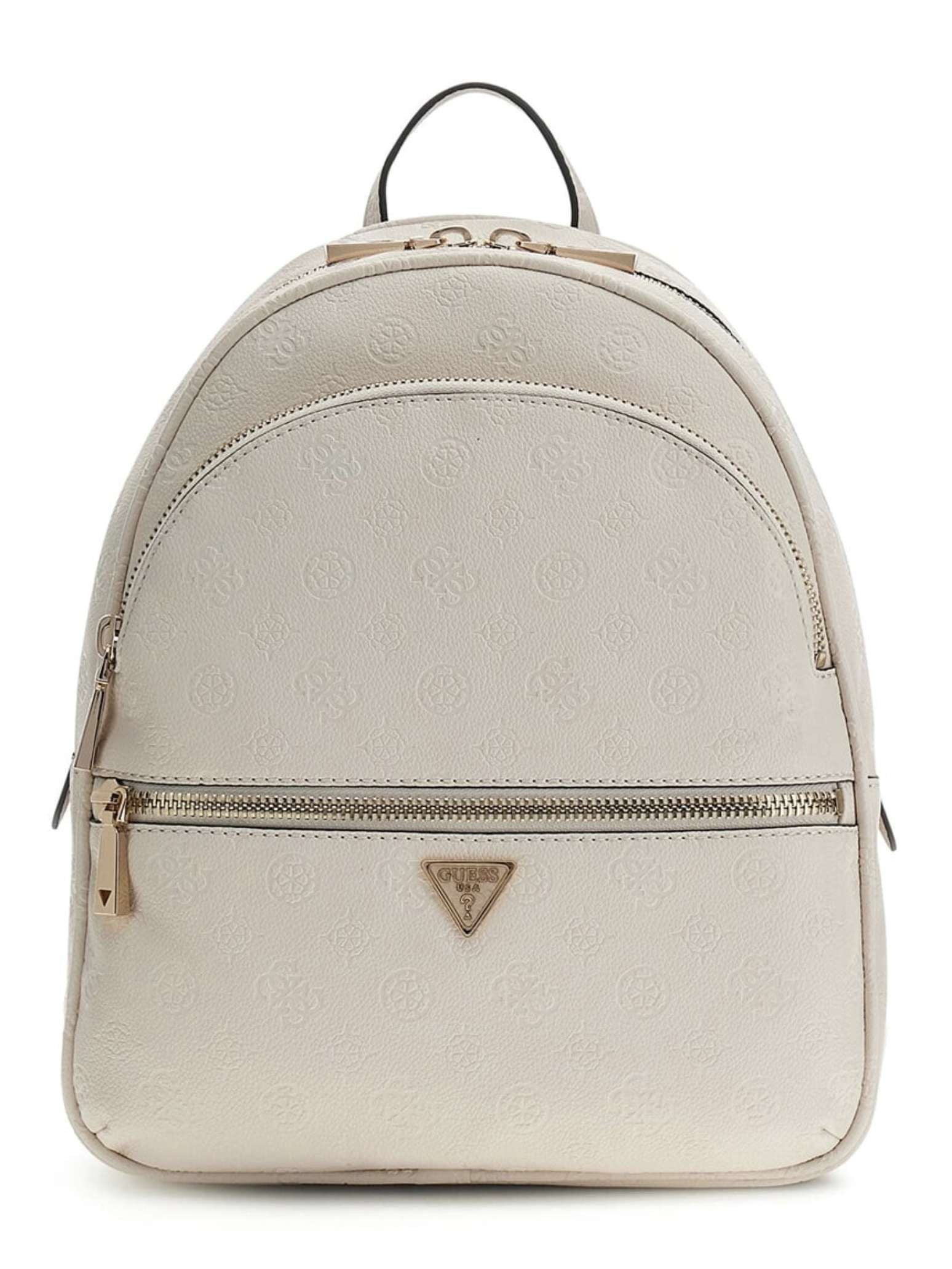 Borsa donna Guess zaino Manhattan II backpack stone logo BS26GU201 PD711833