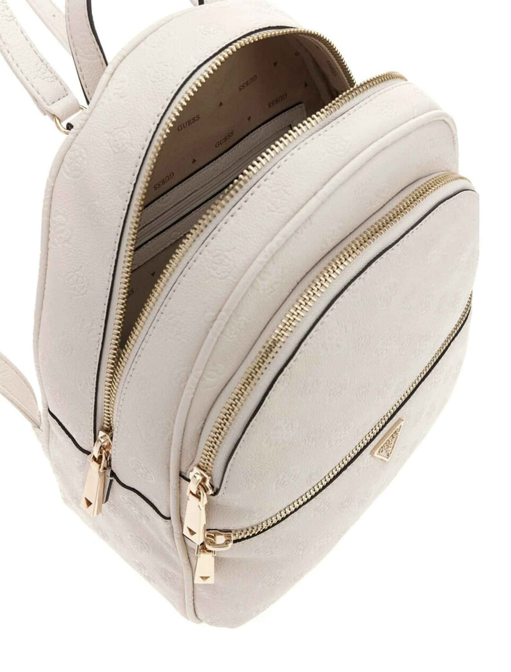Borsa donna Guess zaino Manhattan II backpack stone logo BS26GU201 PD711833