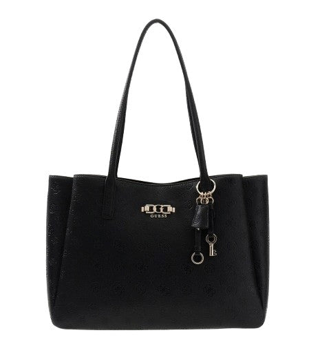 Borsa donna a spalla Guess Anise tote multi compartment black logo BS26GU202 PD991623