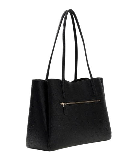 Borsa donna a spalla Guess Anise tote multi compartment black logo BS26GU202 PD991623