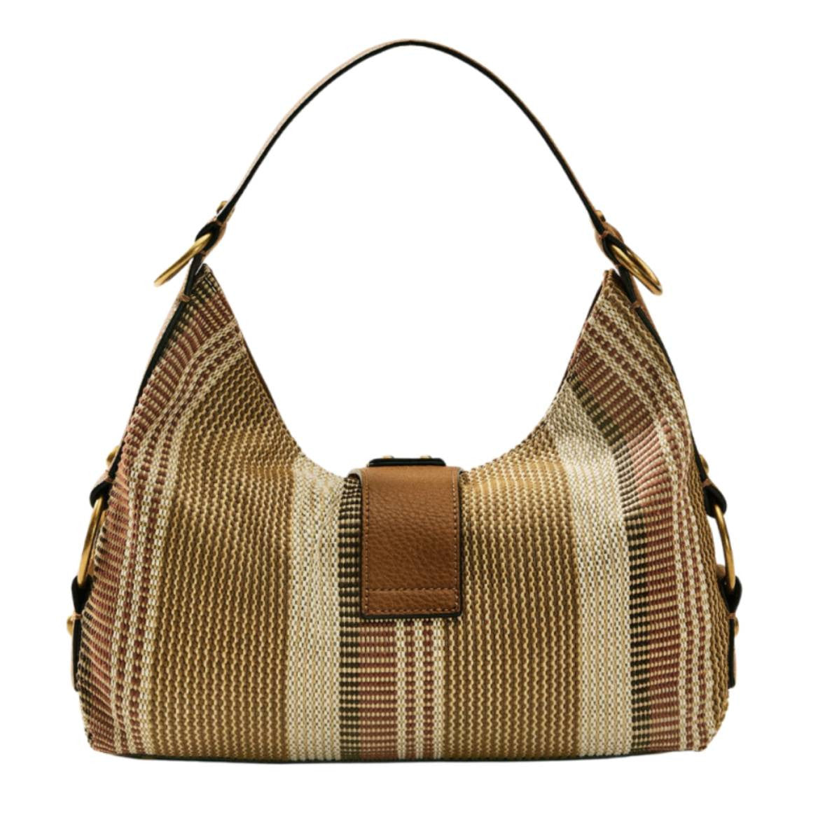 Borsa donna Guess a mano/spalla Camden cognac multicolor BS26GU204 AB930818