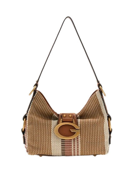 Borsa donna Guess a mano/spalla Camden mini cognac multicolor BS26GU205 AB930872