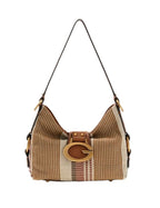 Borsa donna Guess a mano/spalla Camden mini cognac multicolor BS26GU205 AB930872
